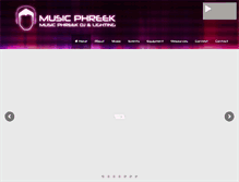 Tablet Screenshot of musicphreek.com
